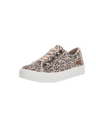 Women's Catch Sneaker In Natural Pongo Cat Canvas