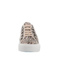 Women's Catch Sneaker In Natural Pongo Cat Canvas