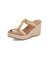 Women's Purru Rope Wedge Sandal In Beige - Beige