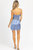 Lace Trim Satin Mini Dress