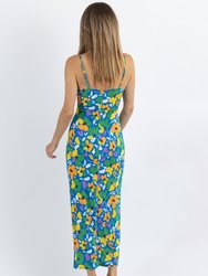 Siggi Cutout Floral Maxi Dress
