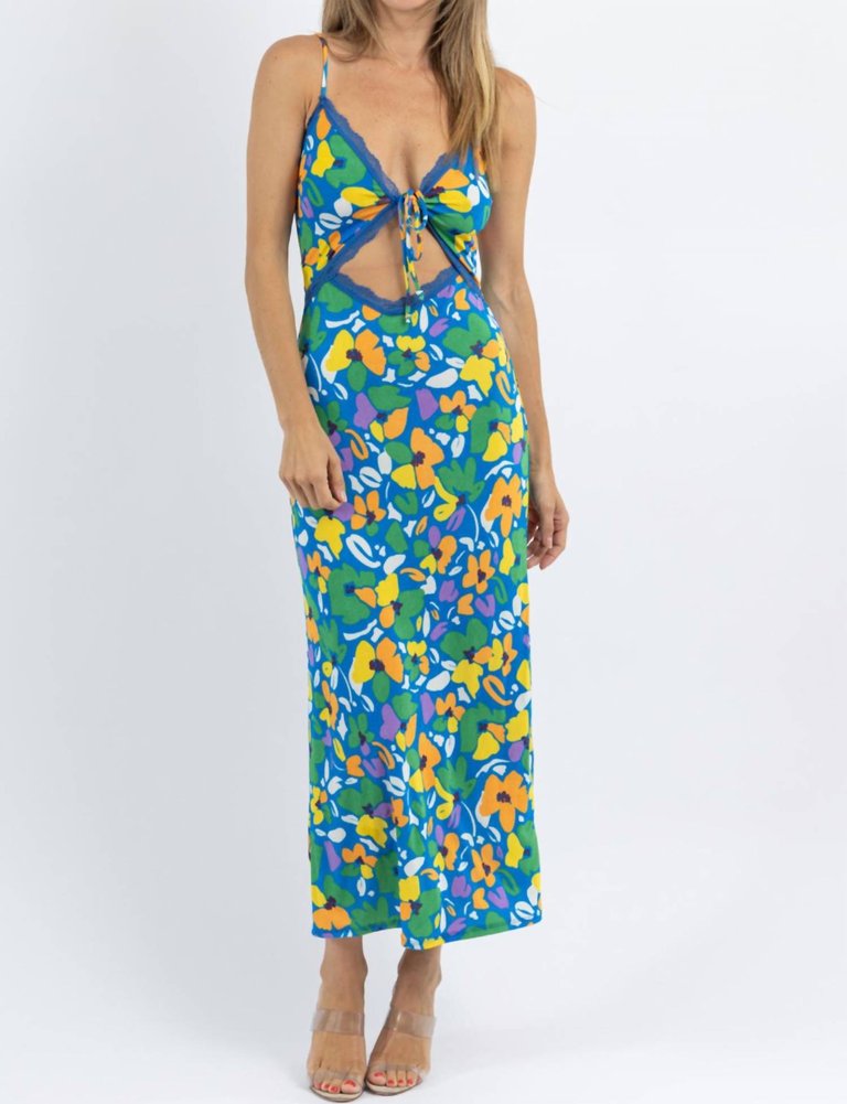 Siggi Cutout Floral Maxi Dress