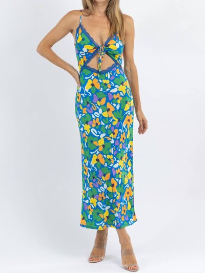 Blue Blush Siggi Cutout Floral Maxi Dress product