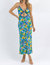 Siggi Cutout Floral Maxi Dress - Green Multi