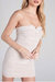 Strapless Mini Dress - Off White