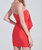 Strapless Mini Dress - Red