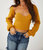 Tube Top + Bolero Sweater Set - Marigold