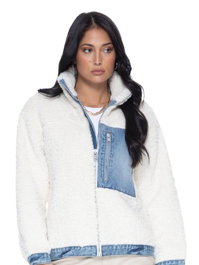 Blue Revival Apres Ski Jacket In Angel Falls & Off White product