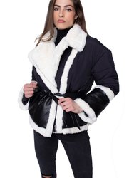 Baby Its Cold Wrap Puffer Jacket
