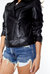 Classic Moto UNreal Leather Jacket In Black