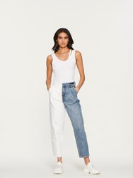 Happy Hour Pant In Angel Falls & White