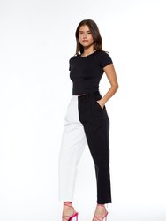 Happy Hour Pant In Black & White