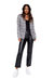 Hooded Helen Blazer In Houndstooth And White