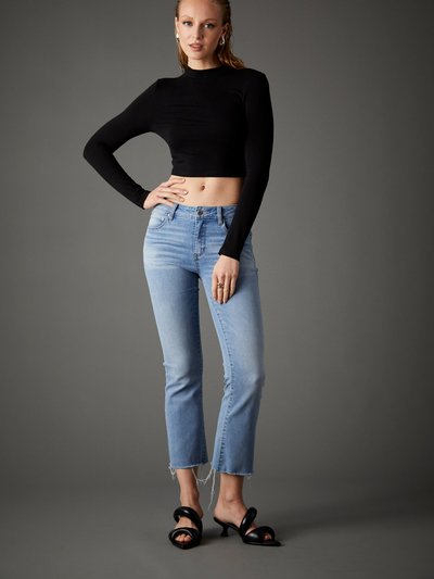 Blue Revival Recycled Ava Mid Rise Crop Boot Jeans product