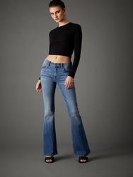 Recycled Maya Mid Rise Boot Jeans - Seville