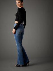 Recycled Maya Mid Rise Boot Jeans