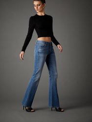 Recycled Maya Mid Rise Boot Jeans