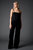 Selena Recycled Wide Leg Trouser In Black - Black Rinse