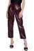 Unreal Patent Leather Trouser - Mahogany