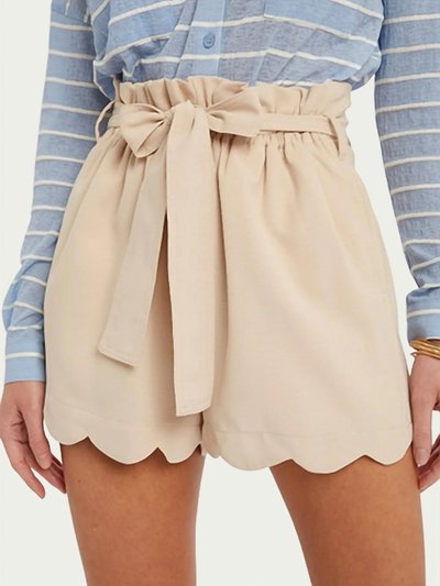 BluIvy High-Waisted Scallop Trim Shorts product