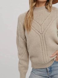 Open Stitch Detail Sweater