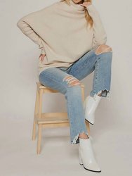 Slouchy Funnel Neck Sweater