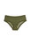 Women's Mesh Lace Trim Hipster Panty In Moss - Moss