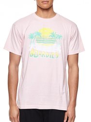 80s Sunset T-Shirt - Pink