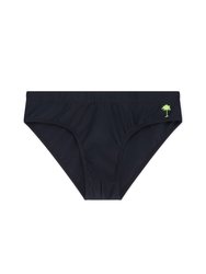 Black / Neon Swim Brief - Black