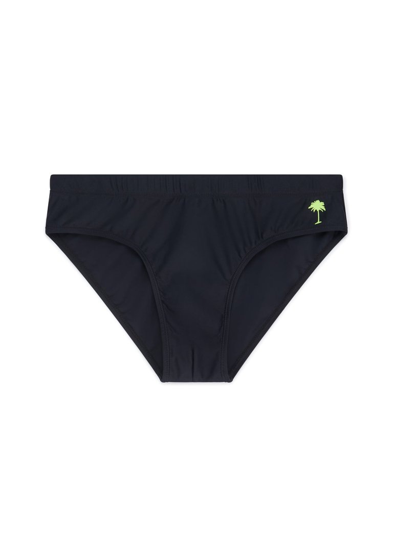 Black / Neon Swim Brief - Black