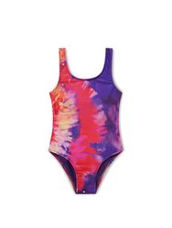 Bright Tie Dye Classic Swimsuit - Multi