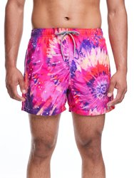 Bright Tie Dye Shorts - Multi