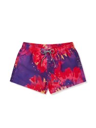 Bright Tie Dye Womens Shorts - Multi