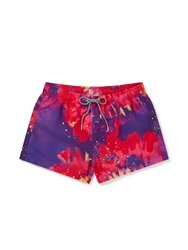 Bright Tie Dye Womens Shorts - Multi
