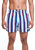 Daniel With Fletcher Blue Stripe Shorts - Blue
