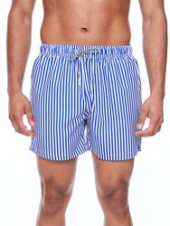 Deck Stripe IIII Shorts - Blue/White - Blue/White