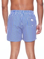 Deck Stripe IIII Shorts - Blue/White