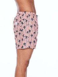 Flair Palm Peach Shorts
