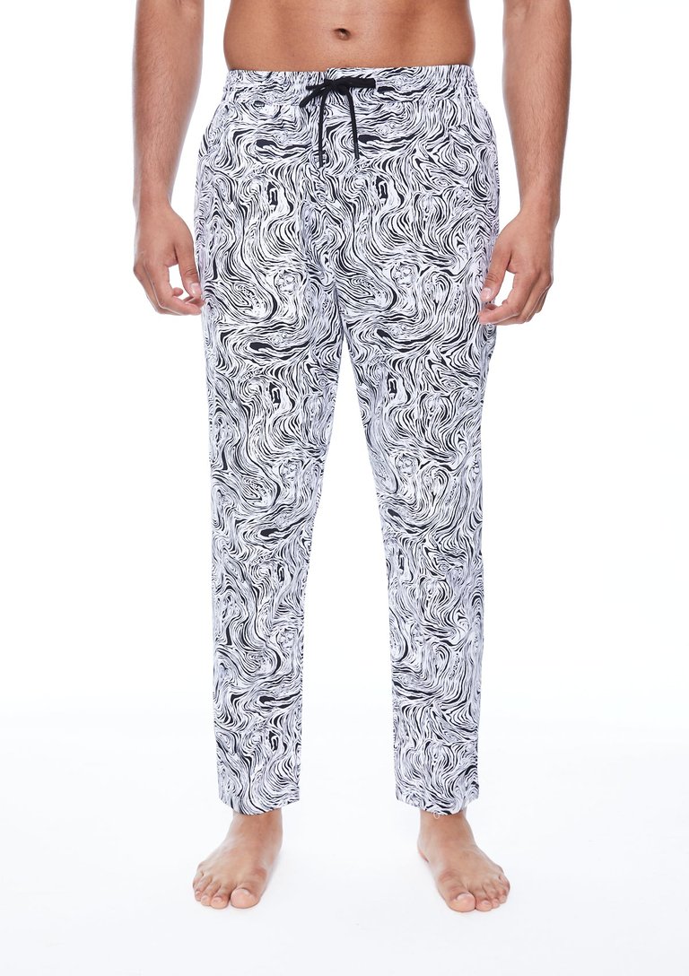 Forest Faces Pant - Black/White