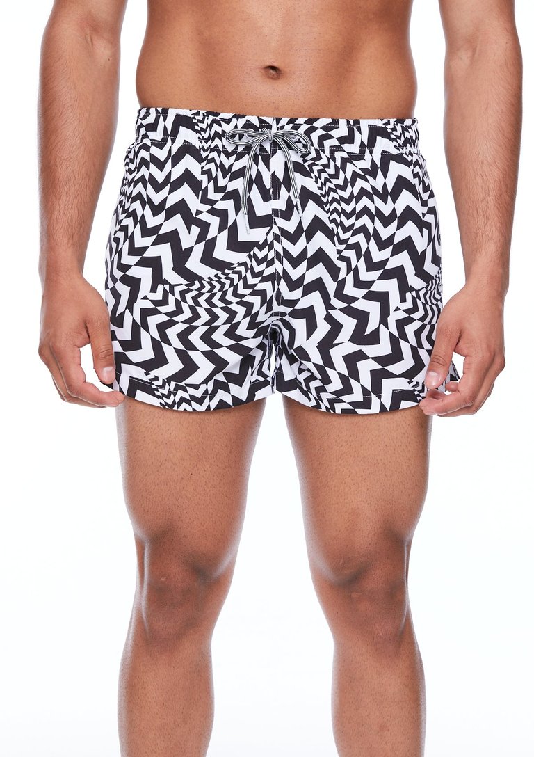 Hazard Shortie - Black/White