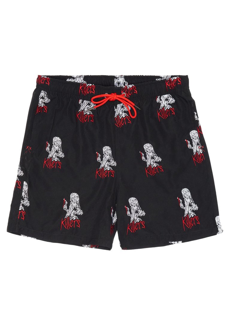 Iron Maiden Killers Shorts - Black