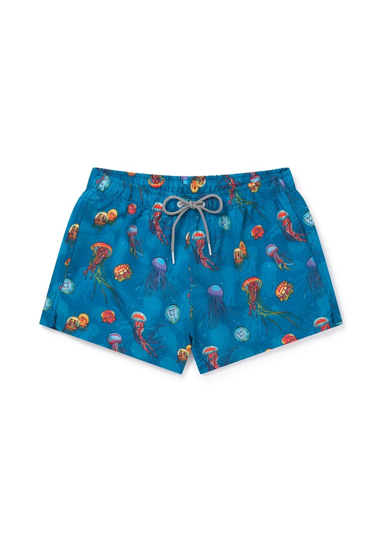 Jellyfish Womens Shorts - Blue