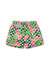 Kids Checker Flower Shorts - Multi