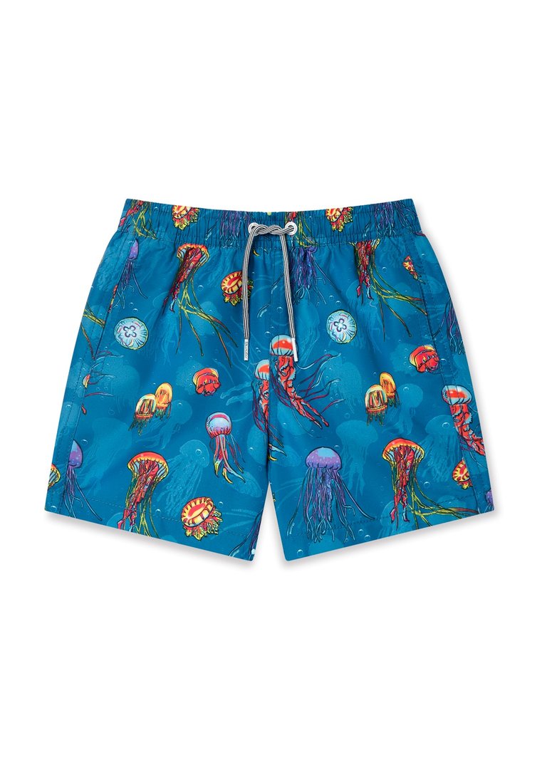 Kids Jellyfish Shorts - Blue