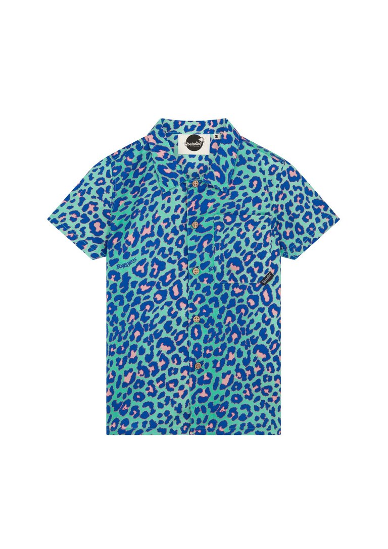 Kids Lime Leopard Shirt - Multi