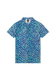 Kids Lime Leopard Shirt - Multi