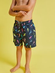 Kids Neon Zaps Shorts