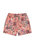 Kids Palms Peach Shorts - Peach