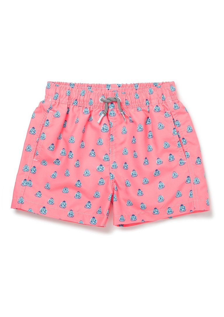 Kids Polka Zen Shorts - Pink