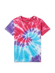 Kids Purple Haze Tie Dye T-Shirt - Multi